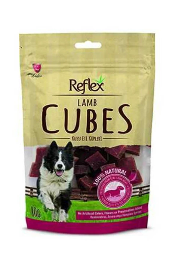 Reflex Kuzu Küp Dilim Köpek Ödülü-80 Gr