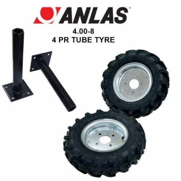 Anlas 400-8 Boyutlarında Flash Benzinli Model Çapa Makinalarına Uyumlu Akslar Dahil Teker Takımı ürün görseli 1