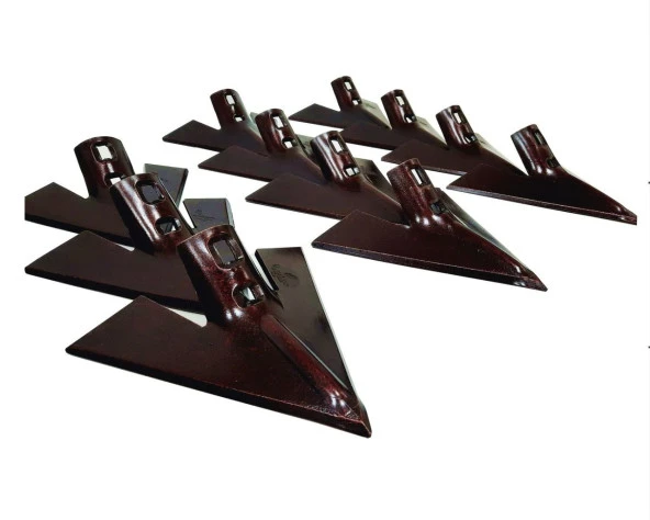 7 MM Demiray Çelik 11 Adet Kültivatör Pabucu (24 CM) - Kazayağı Pabucu - Resim 2