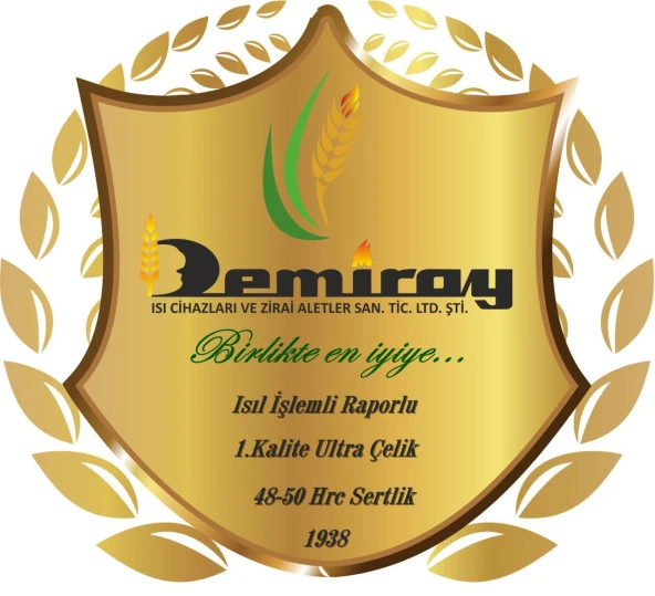 Demiray 1.Kalite 8 MM Ekstra Çelik C Tipi Rotovatör Bıçağı 48 Adet - Türkay Marka Uyumlu - Resim 4