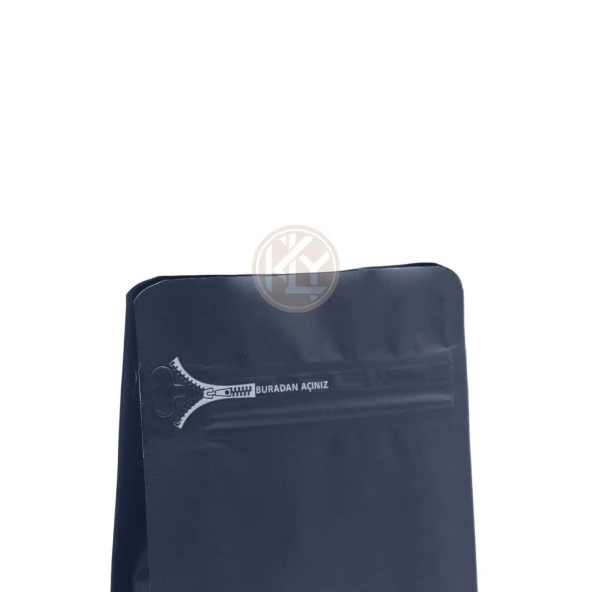Mavi Flat Bottom Kilitli Buradan Açınız Torba 11x21+4 Cm 250 Gr 100 Adet - 3