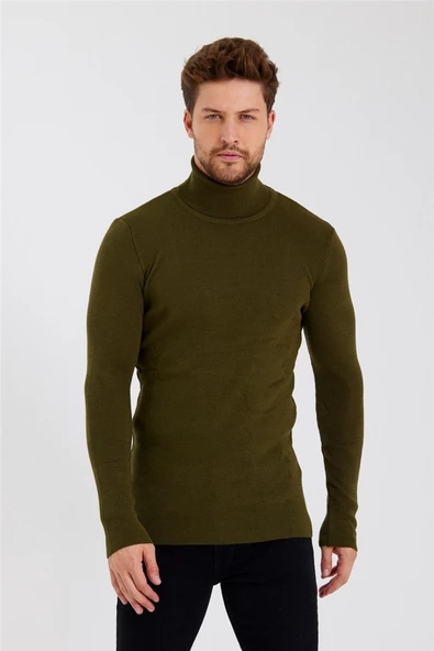 Erkek Tam Balıkçı Triko