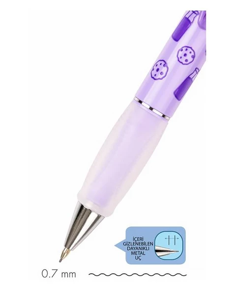Serve Deep Versatil Kalem Mor 0.7 Tatlı Serisi - 2