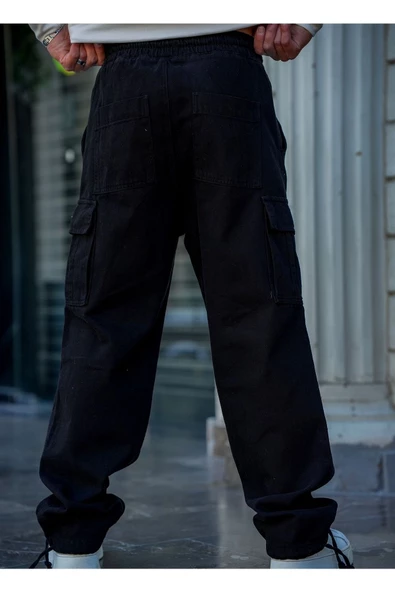 Erkek  Baggy Denim Pantolon - 6
