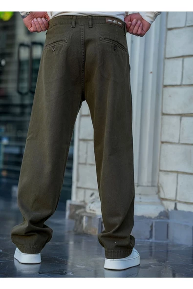 Erkek  Baggy Denim Pantolon - 12