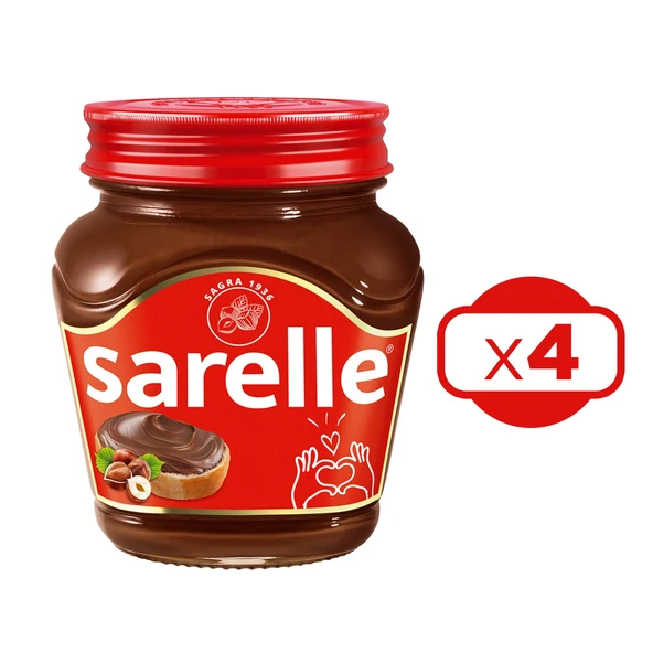 Sarelle Kakaolu Fındık Kreması 700 gr 4 lü