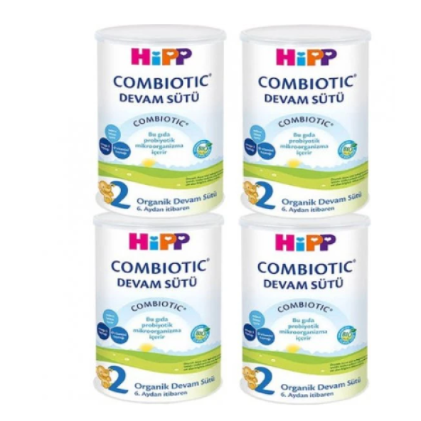 Hipp 2 Organik Combiotic Devam Sütü 350 gr - 4lü