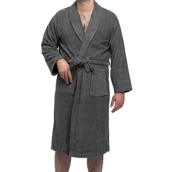 Soley | Minerva | Extra Yumuşak %100 Pamuk Kadın / Erkek Unisex Bornoz - 11