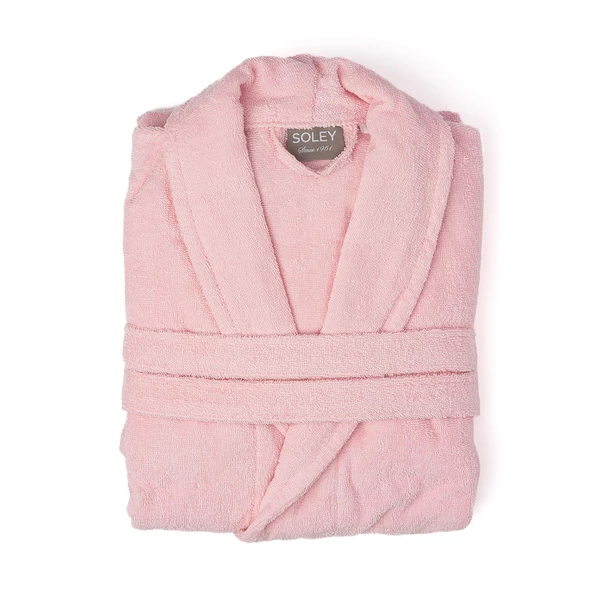 Soley | Minerva | Extra Yumuşak %100 Pamuk Kadın / Erkek Unisex Bornoz - 6