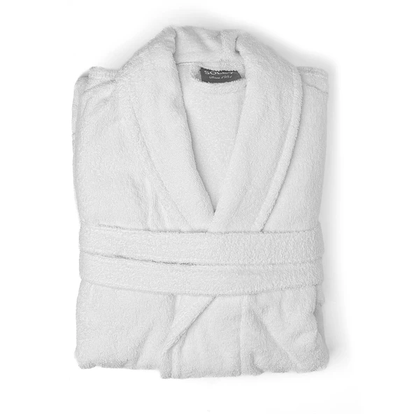 Soley | Minerva | Extra Yumuşak %100 Pamuk Kadın / Erkek Unisex Bornoz - 2