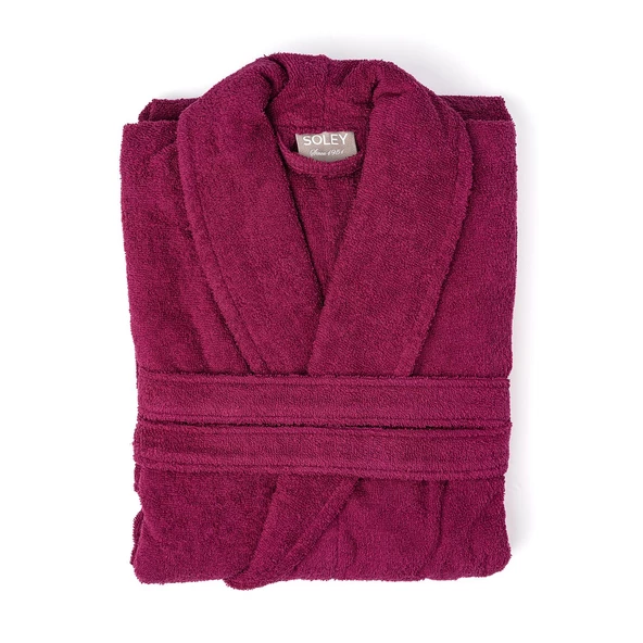 Soley | Minerva | Extra Yumuşak %100 Pamuk Kadın / Erkek Unisex Bornoz - 3