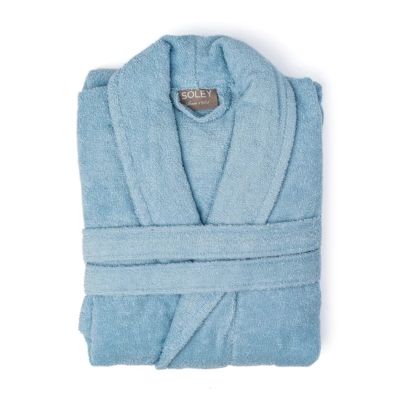 Soley | Minerva | Extra Yumuşak %100 Pamuk Kadın / Erkek Unisex Bornoz - 5