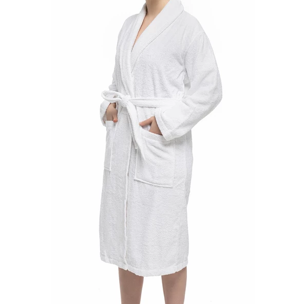 Soley | Minerva | Extra Yumuşak %100 Pamuk Kadın / Erkek Unisex Bornoz - 12