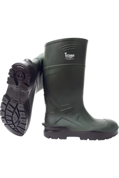 Techno Boots Troya 04 Yeşil Kısa Çizme