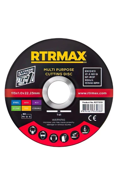 Rtrmax METAL KESME DİSKİ 180*1.0*22 RTRMAX