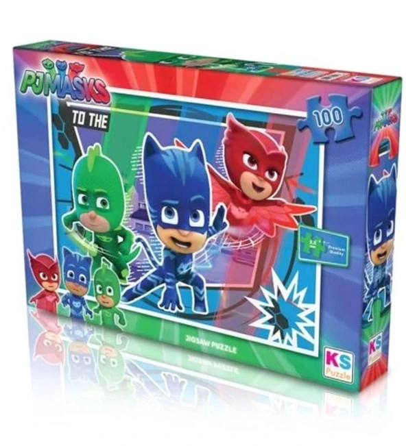 PJmasks Eğitici Puzzle(100 Parça Tek Puzzle)