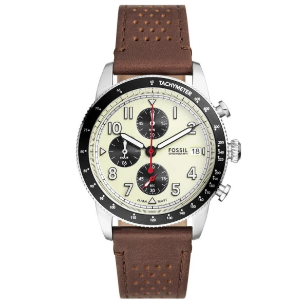 FOSSIL FFS6042 KAHVERENGİ DERİ KORDON ERKEK KOL SAATİ