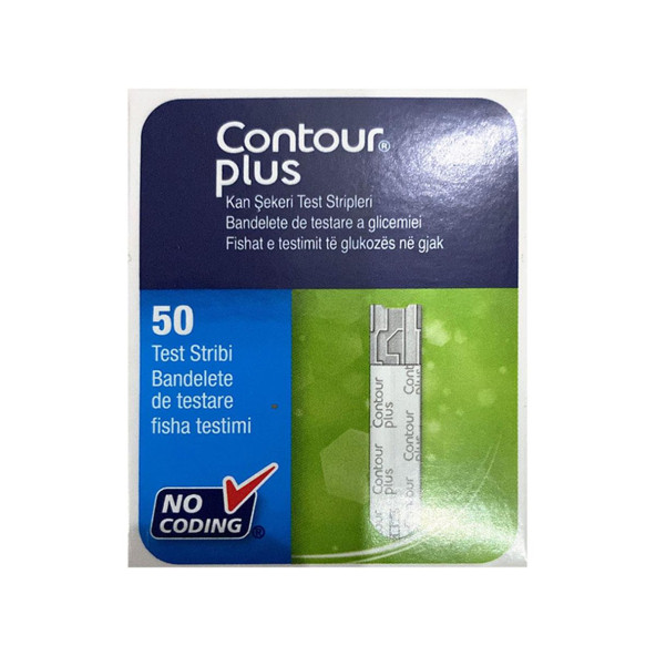 Contour 50 Adet Plus Kan Şekeri Test Stribi