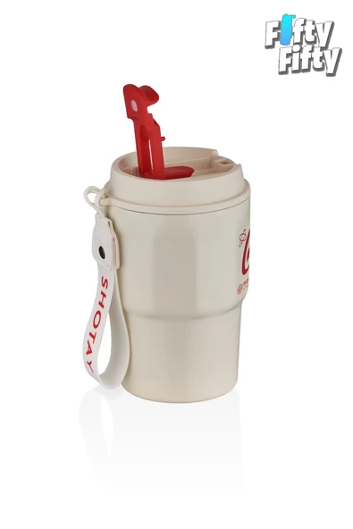 SHOTAY Çelik 450 ML Kahve Bardağı / Mug 6 Saat Sıcak/Soğuk Taşıma Askılı - 3