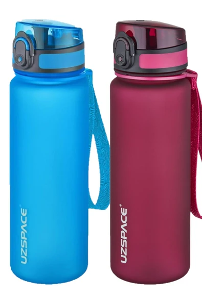 Uzspace 2'li Tritan Matara Seti 500 ml 14 Farklı Renk Seçeneği FiftyFifty - 8