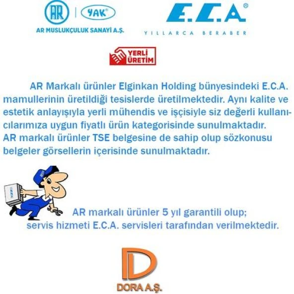 AR MELIA TEK GÖVDE LAVABO BATARYASI - 3