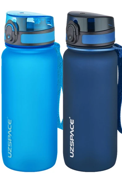 Uzspace 2'li Tritan Matara Seti 650 ml 14 Farklı Renk Seçeneği FiftyFifty - 12