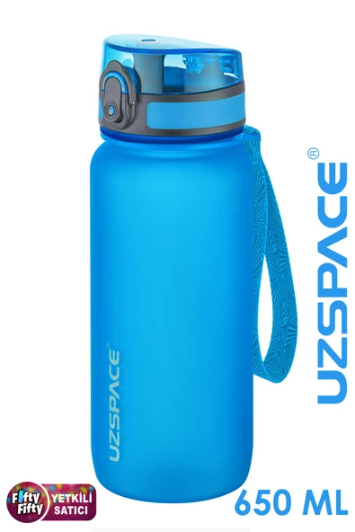 Uzspace 650 ml Tritan Su Matarası 14 Farklı Renk Softtouch - 2