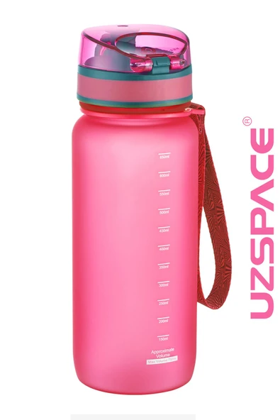 Uzspace 650 ml Tritan Su Matarası 14 Farklı Renk Softtouch - 11