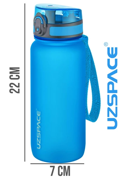 Uzspace 650 ml Tritan Su Matarası 14 Farklı Renk Softtouch - 4