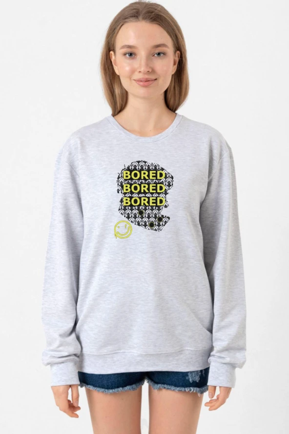 Sherlock Bored Grimelanj Kadın 2ip Sweatshirt