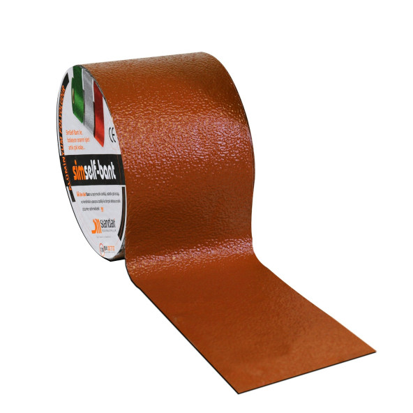 SİM SELF FOLYOLU BACA DİBİ BANDI KIRMIZI 15CM