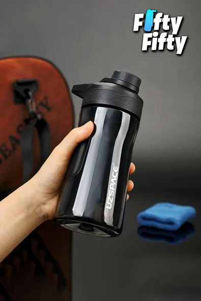 Uzspace Manyetik Kapaklı 530 ml Silikon Gövde Tritan Su Matarası - 4