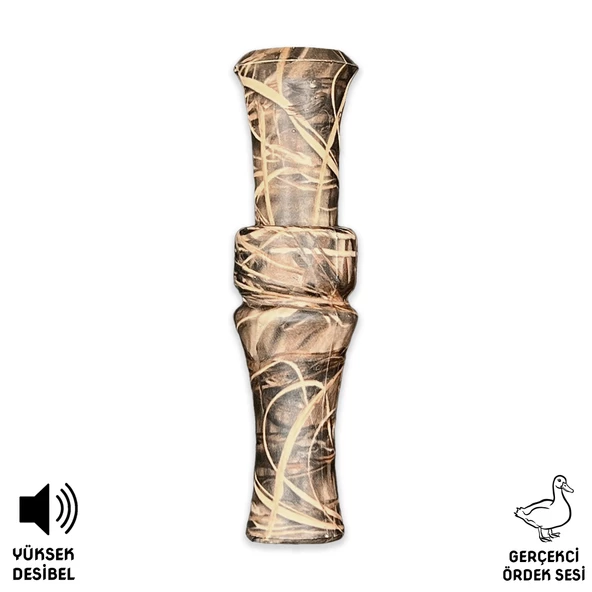 Savage Hunter Askılı Ördek Düdüğü Saz Desen - Resim 3