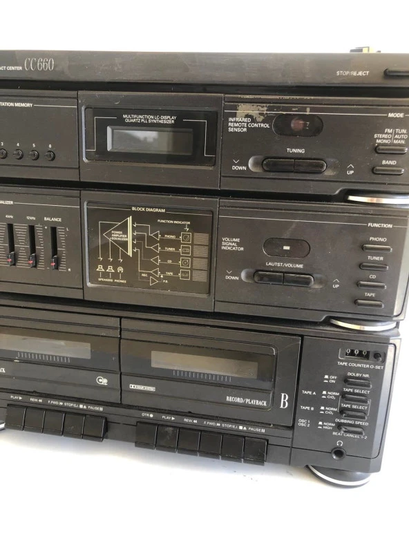 Grundig CC660 Katlı Pikap Radyo Kaset Çalar 2. El C19 - 5