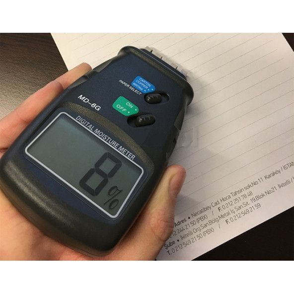 Loyka MD-6G Kağıt Nem Ölçüm Cihazı - 3