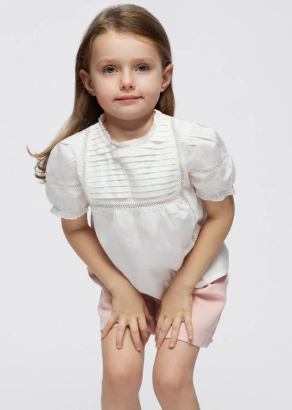 Mayoral Kız Çocuk Poplin Gömlek - 4