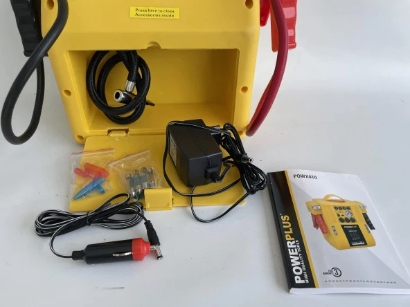 Powerplus POWX410 Akü Takviye Cihazı ve Hava Kompresörü (Batarya Sorunlu) - 4