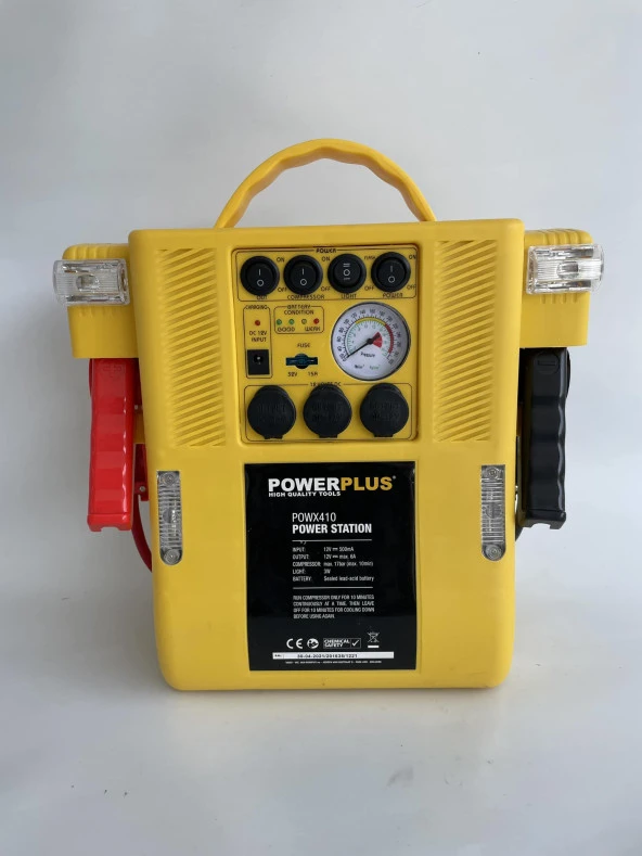 Powerplus POWX410 Akü Takviye Cihazı ve Hava Kompresörü (Batarya Sorunlu) - 7
