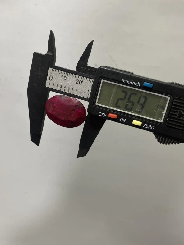 Faset Kesim Doğal Yakut Taşı 41,8 Karat ( Ruby , Rubin Stone) - 5