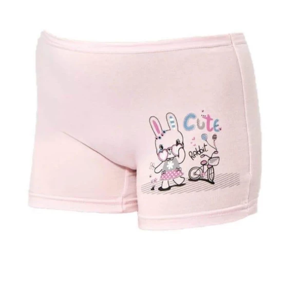 KOTA 3409 KIZ ÇOCUK RENKLİ BASKILI BOXER 12 ADET - 2