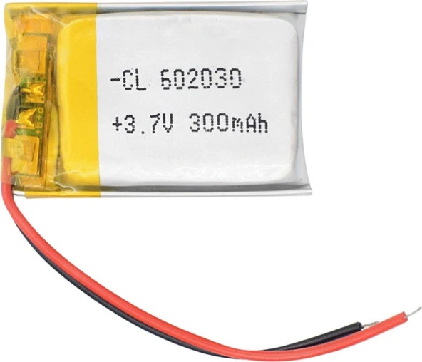 3.7 Volt 300 Mah Lı-Ion 602030 Lıtyum Ciklet Polimer Pil helikopter dron pili