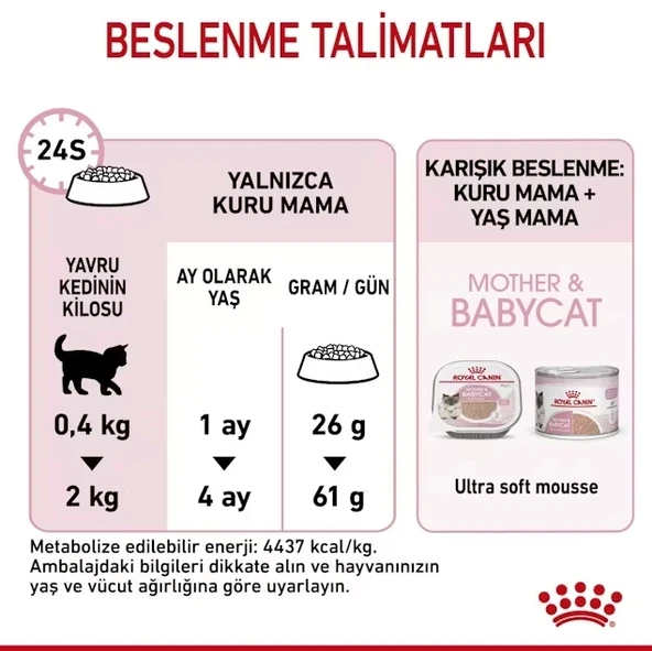 Royal Canin Mother&BabyCat 2 Kg Yavru Kuru Kedi Maması - 6