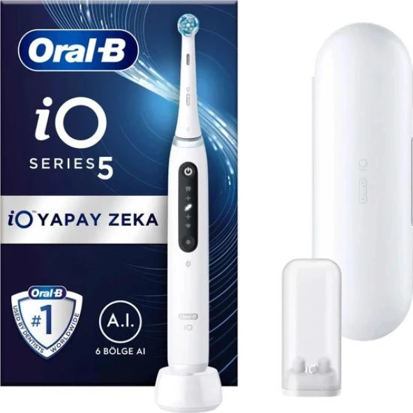 Oral-B iO 5 Beyaz Şarjlı Diş Fırçası