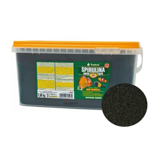 Tropical Spirulina Forte Mini Granulat 50gr (Açık) Kilitli Poşette Gönderilir   Skt: 06/2025