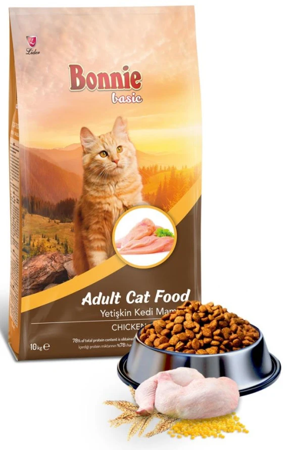 Bonnie Adult Cat Chıcken 10 kg