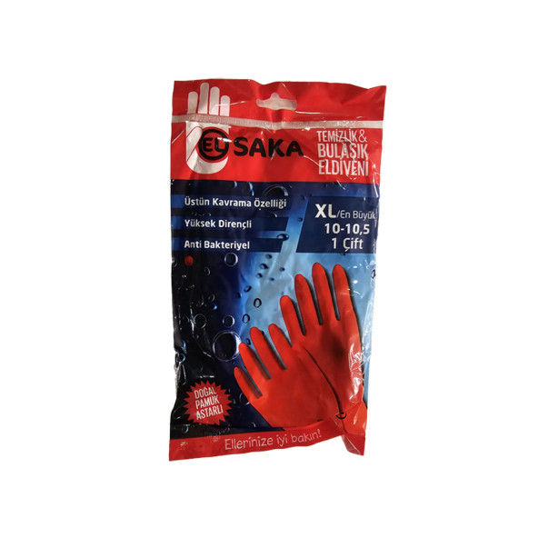 El Saka Sıvacı Eldiveni Bulaşık Eldiveni Koli (30 Çift + 5 Çift Hediye) - 2