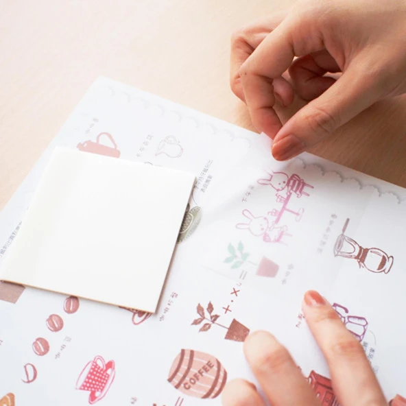 Gıpta Hopax Stickn 21712 Yapışkanlı Not Kağıdı Yarı Saydam 50 Yaprak 76x76 Mm - 3