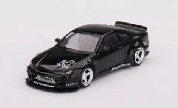 Mini GT 602 Nissan Silvia Rocket Bunny Black Pearl Model Araba