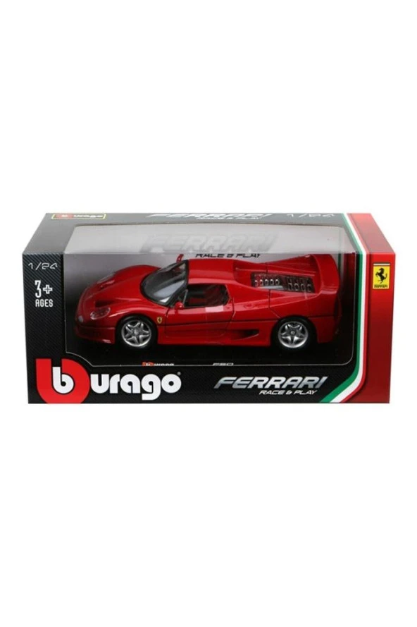 Burago Ferrari F50 Kirmizi 1:24 Model Araba - 2
