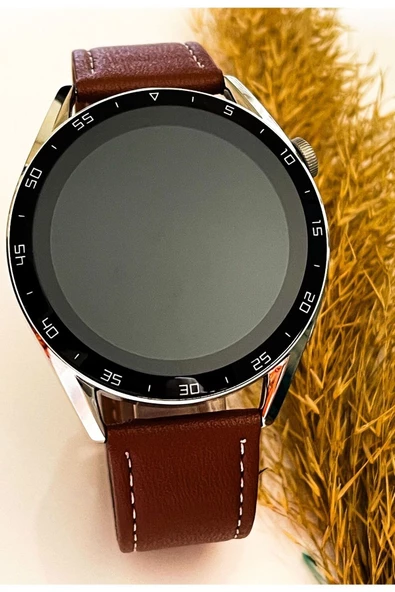 FERRO FRR-000001 Deri Kordon Akıllı Kol Saati İOS/Andiroid Uyumlu - Yeni Sezon - 5